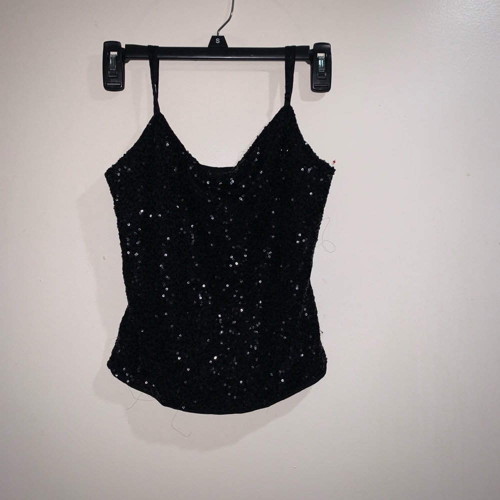 The limited black sparkle tank